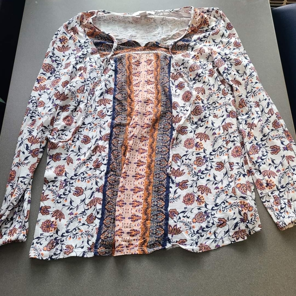 Paisley print shirt, lightweight